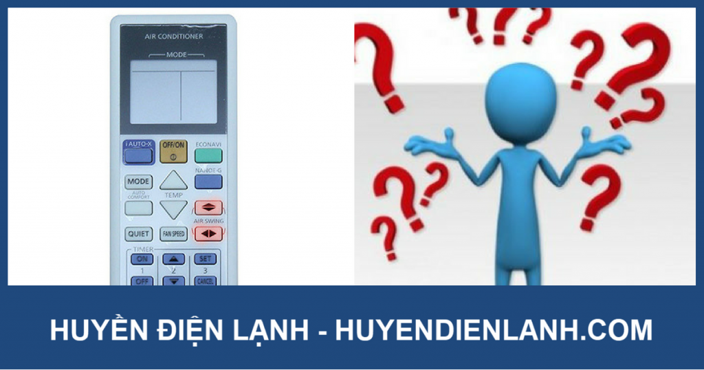 Làm thế nào khi remote máy lạnh bị khóa?
